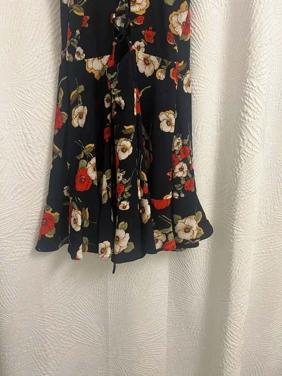 Pilgrim Navy Floral Ruffle Mini Dress - Picture 6 of 8